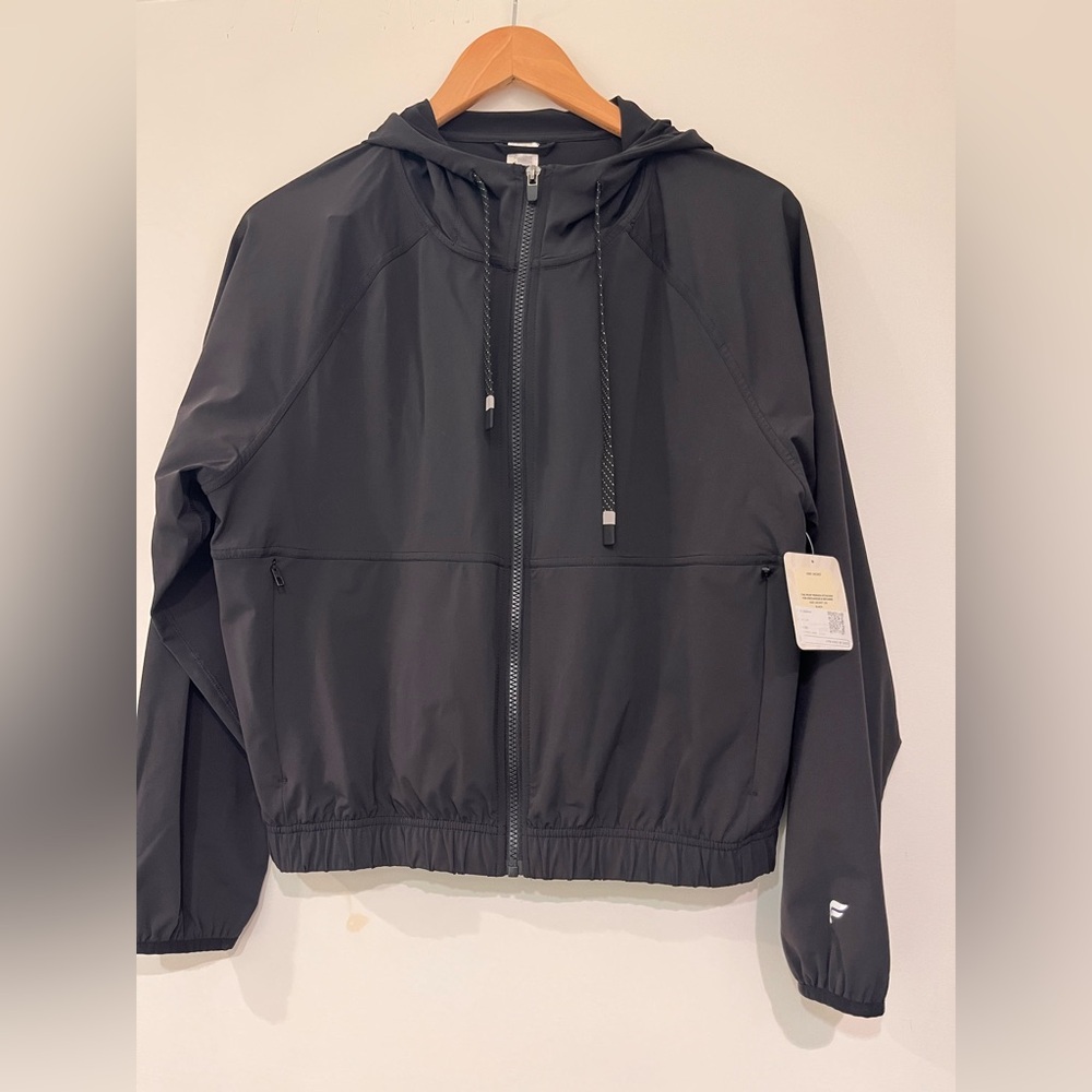 New Fabletics Black Hooded One Jacket BNWT